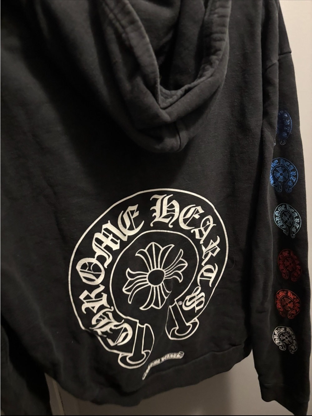 Chrome Hearts Black Graphic Hoodie - Black